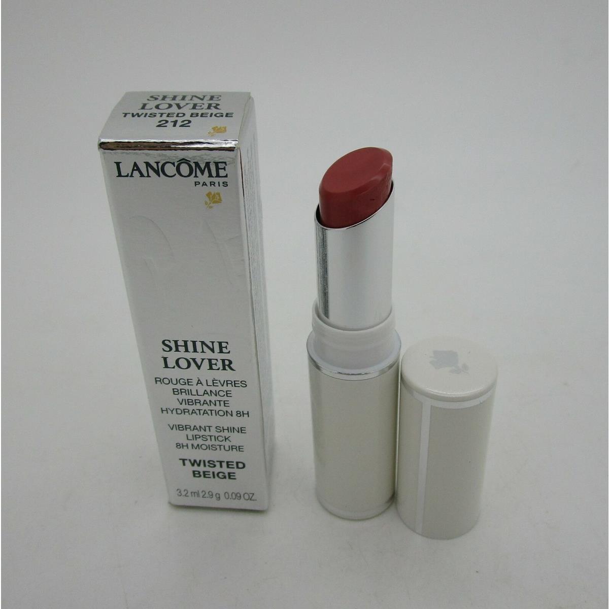 Twisted Beige 212 Lancome Shine Lover Vibrant Shine Lipstick 8H Moisture