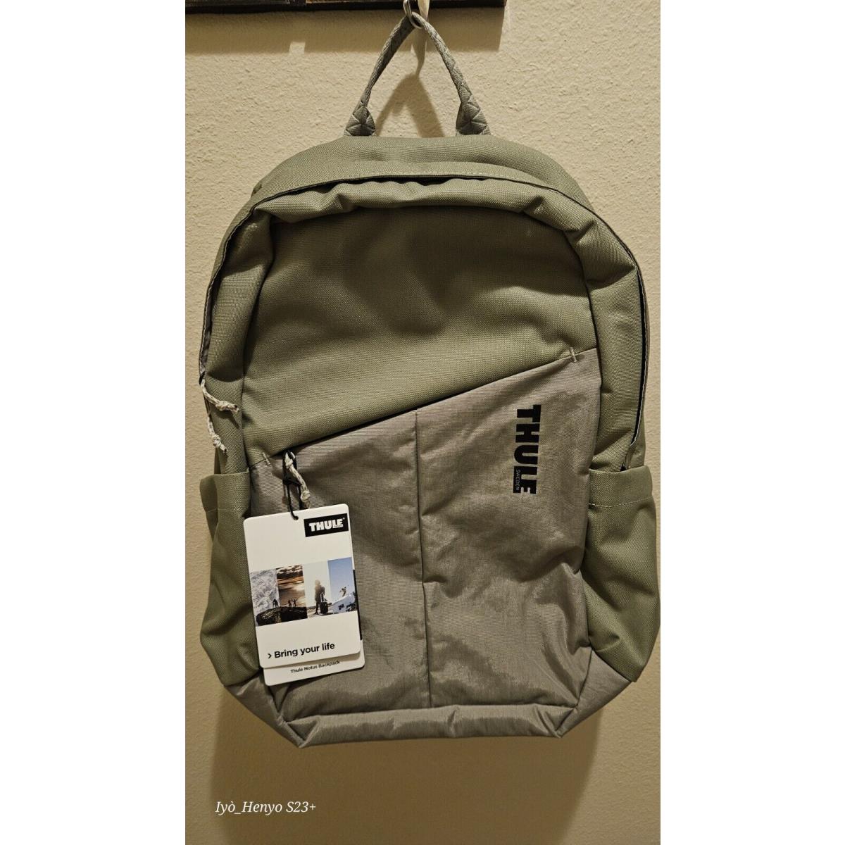 Thule Notus Backpack Color Vetiver Gray 22L Capacity