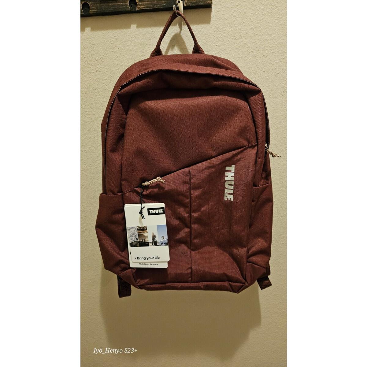 Thule Notus Backpack Color Maroon 22L Capacity