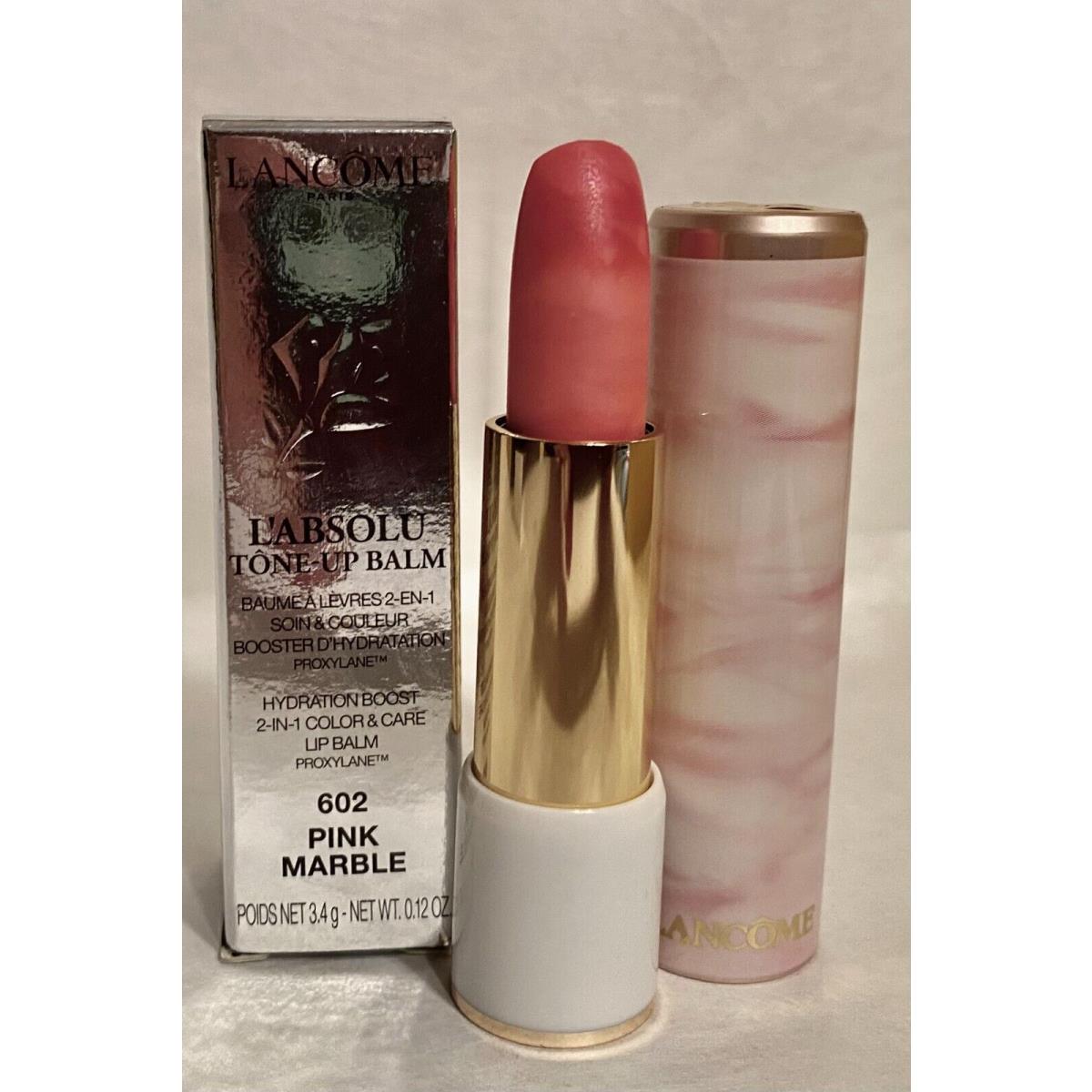 Lancome L`absolu Tone Up Balm Lipstick 602 Pink Marble Limited Edition