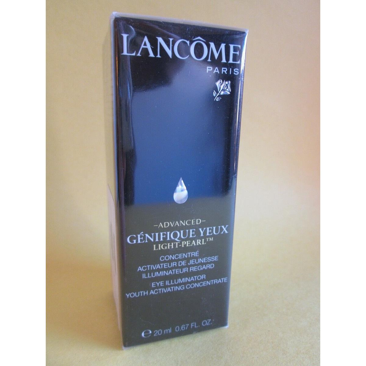 Genifique Yeux Light Pearl Eye Illuminator Lancome 0.67 OZ 20 ML Box