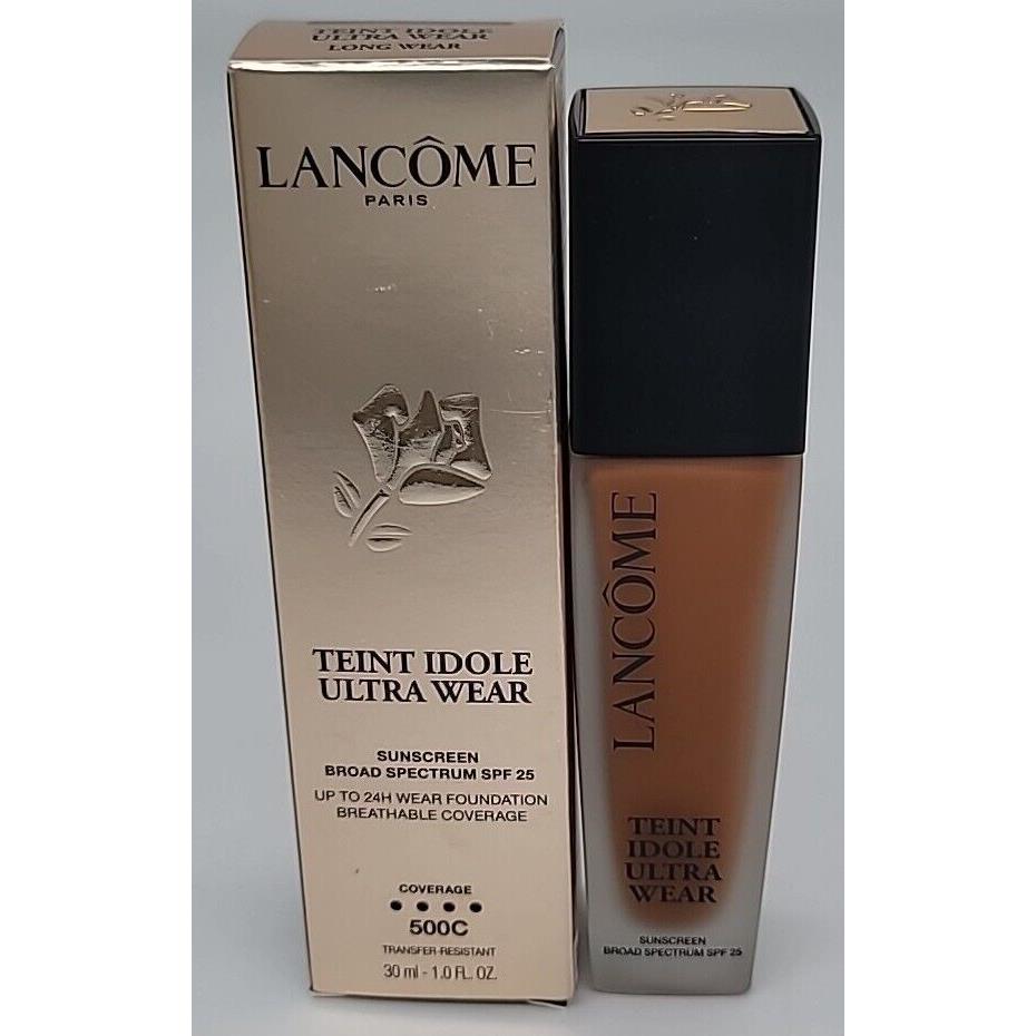 Lancome 1oz 500C Teint Idole Ultra Wear Foundation Exp 12/24 SPF25 30ml 1 Oz