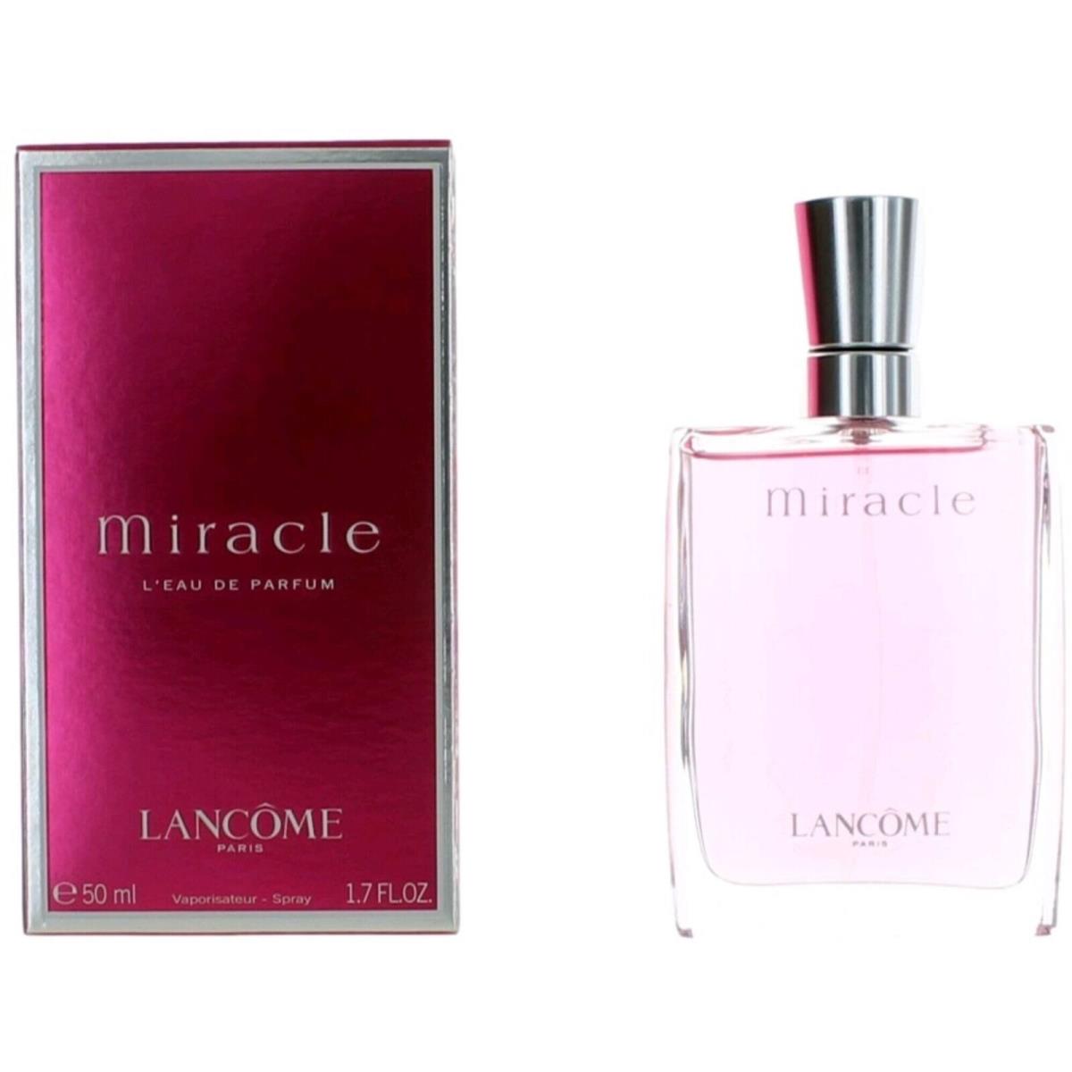 Lancome Women`s Eau De Parfum Spray Miracle Lychee and Freesia Top Notes 1.7 oz