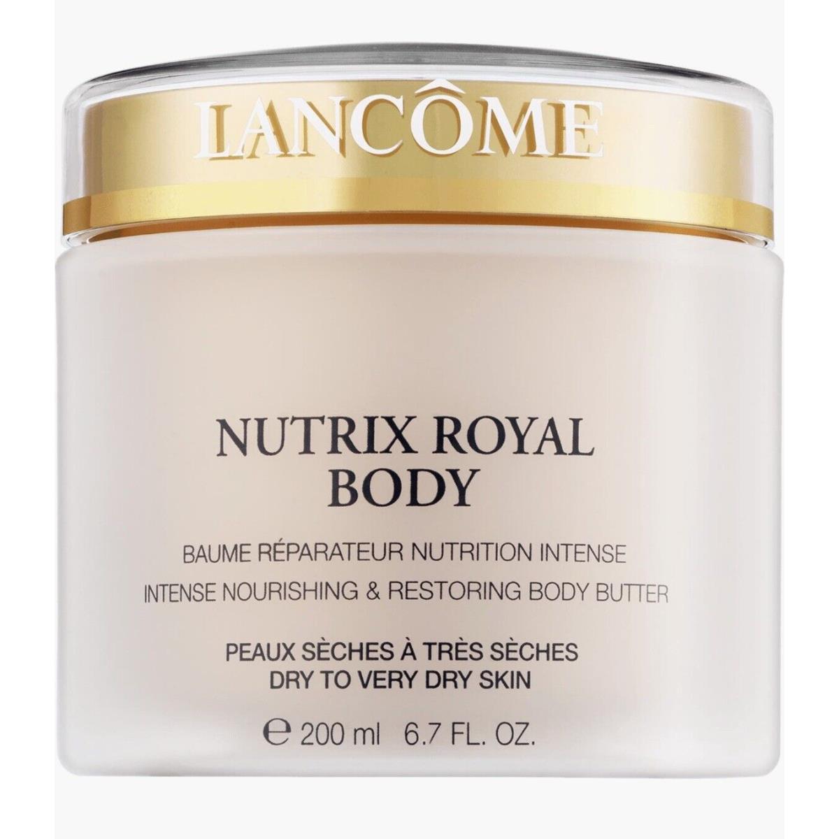 Lancome Nutrix Royal Body Butter 6.7oz Fulll Size