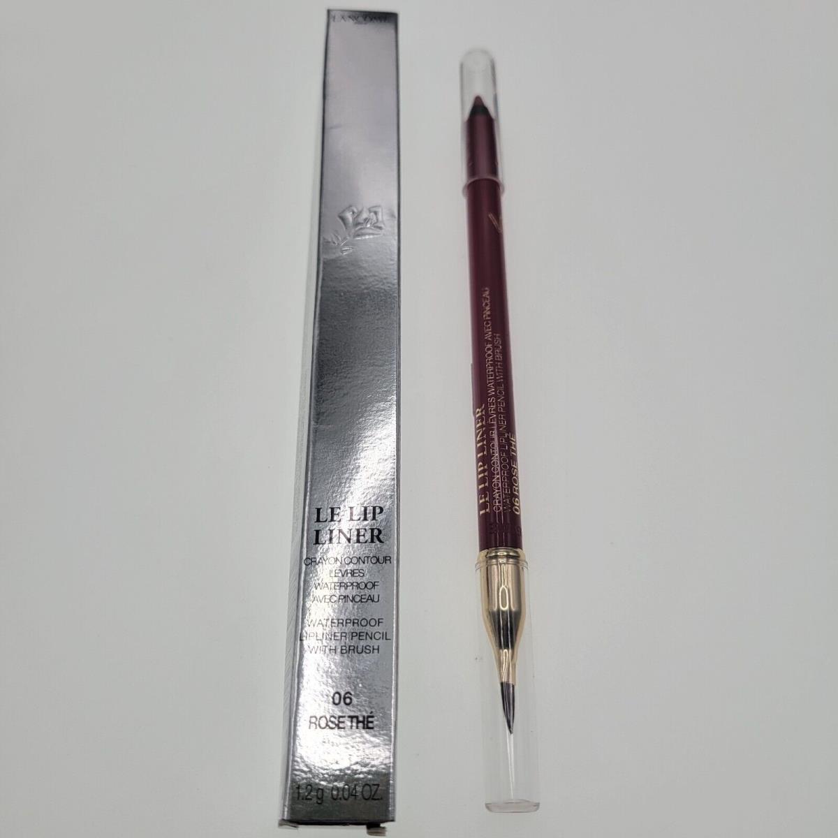 Lancome Rose The 06 Le Lipstique Dual Ended Lip Liner Pencil Brush