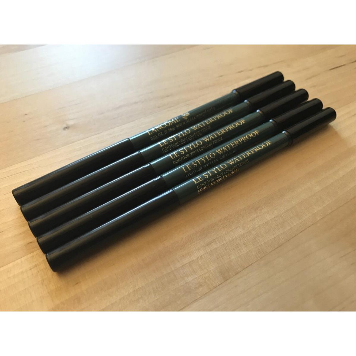 Lancome LE Stylo Waterproof Eyeliner Hunter Green 501 Lot OF 5 Liners