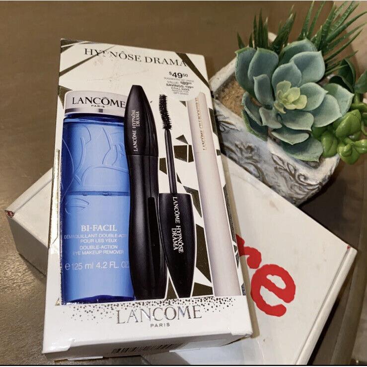 Lancome Hypnose Drama Holiday 3-Pc. Gift Set Primer Mascara Eye Makeup Remover