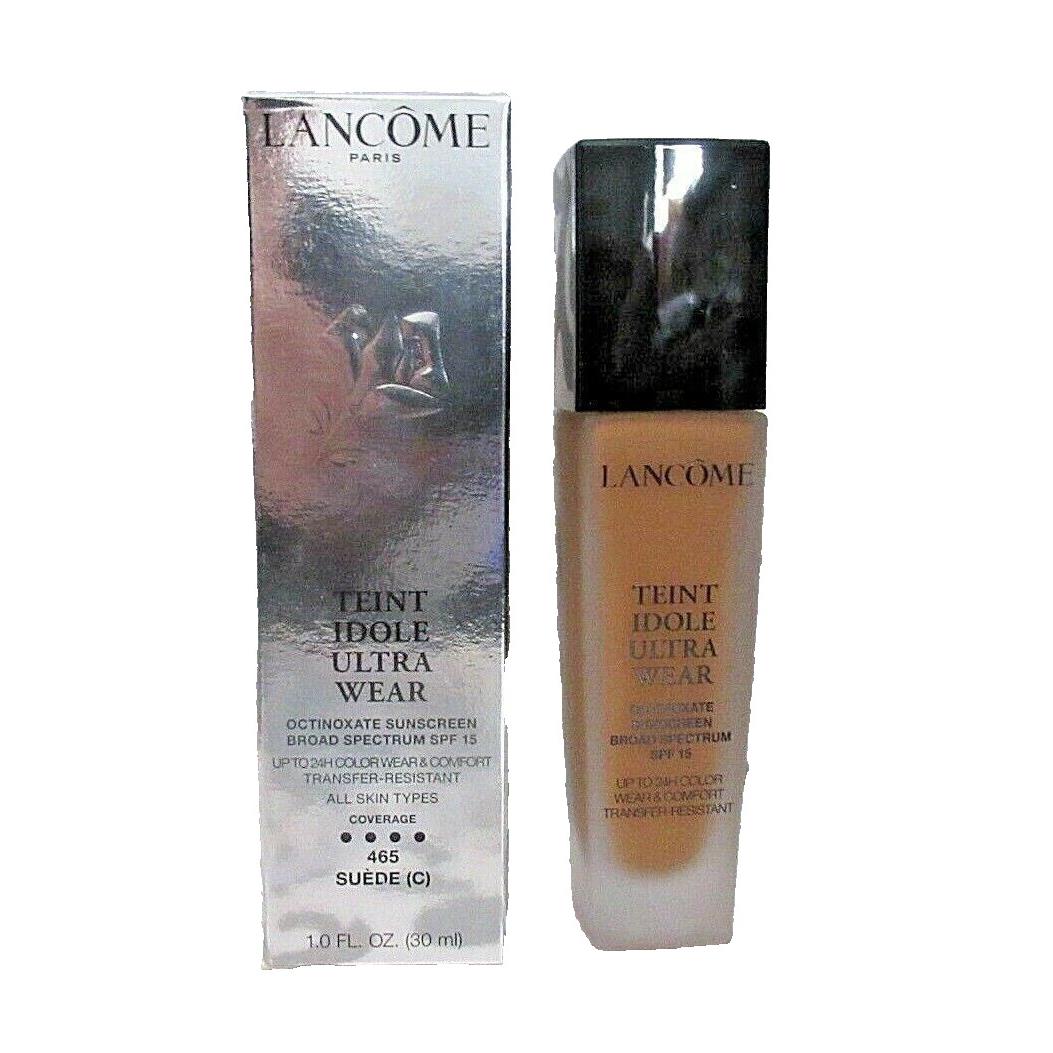 Lancome Teint Idole Ultra Wear Foundation SPF15 465 Suede C 1.0 OZ Boxed