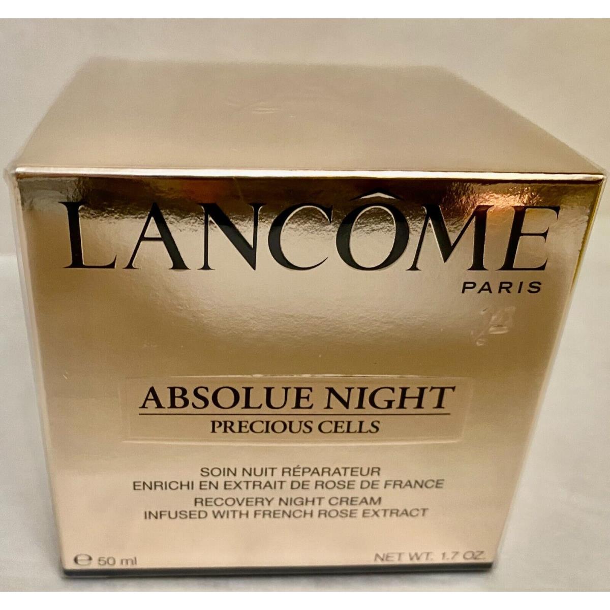 Lancome Absolue Night Precious Cells Recovery Night Cream 1.7 oz/50 ml