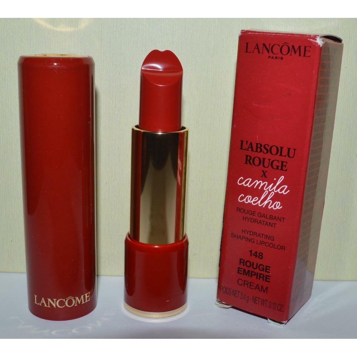 Lancome Rouge Empire 148 L`absolu Rouge Camila Coelho Lipcolor Limited