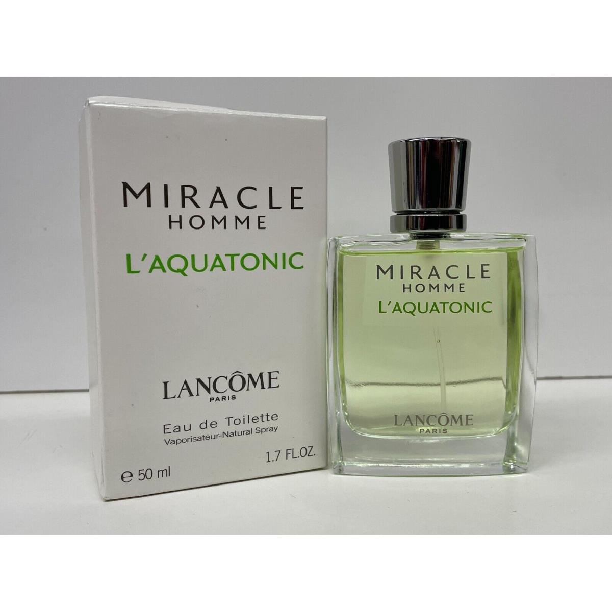 Lancome Paris Miracle Homme L`aquatonic Edt 1.7 FL OZ Unsealed