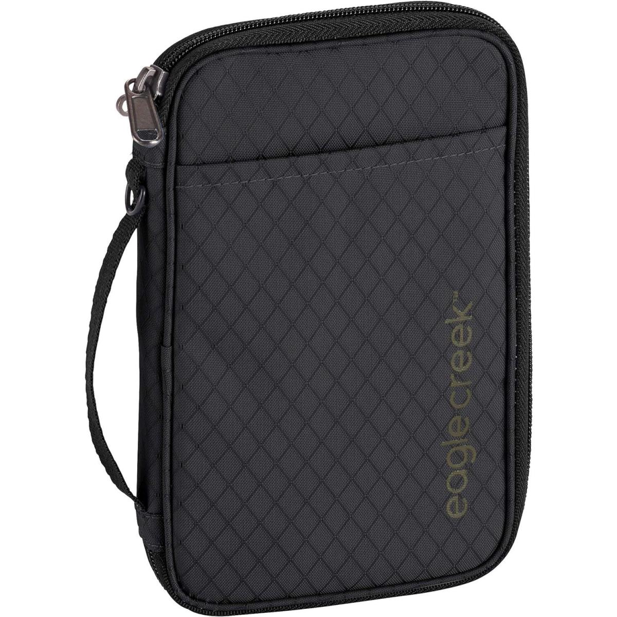 Eagle Creek Rfid Travel Zip Organizer Jet Black