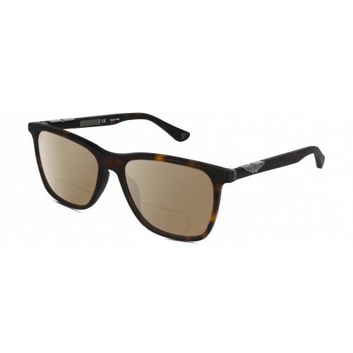 Police SPL872 Unisex Polarized Bifocal Sunglasses Tortoise Havana 56mm 41 Option Brown