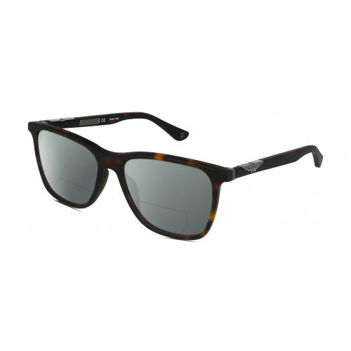 Police SPL872 Unisex Polarized Bifocal Sunglasses Tortoise Havana 56mm 41 Option Grey