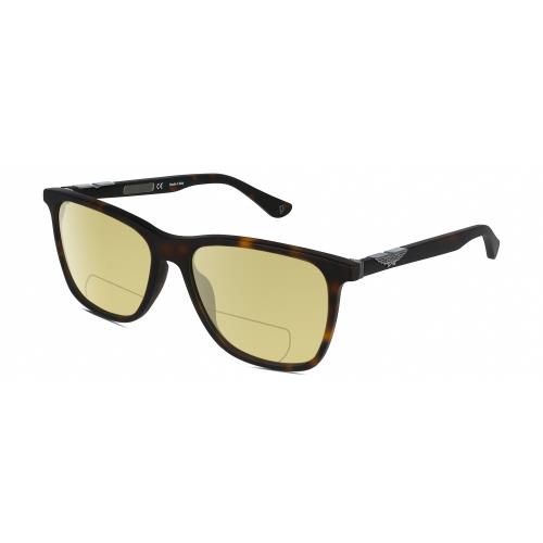 Police SPL872 Unisex Polarized Bifocal Sunglasses Tortoise Havana 56mm 41 Option Yellow