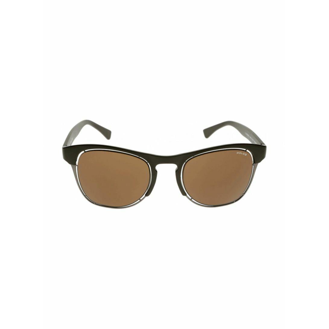 Police Offside S1954 9FBM Dark Green Sunglasses Black Gradient Lenses