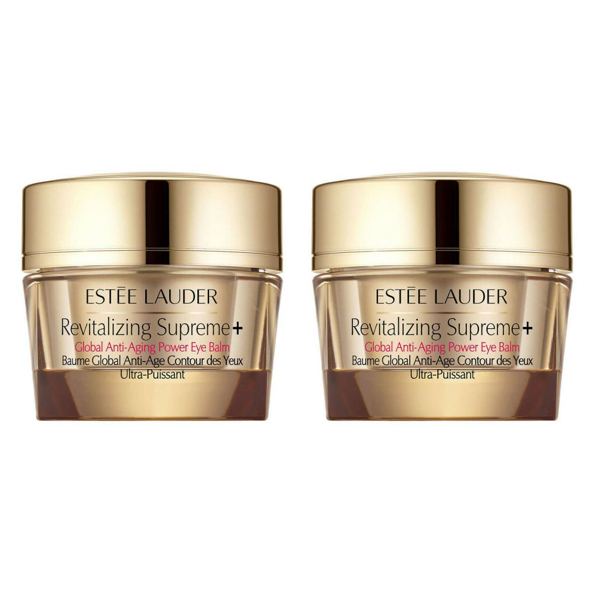 2 Estee Lauder Revitalizing Supreme Global Anti-aging Cell Power Eye Balm 0.5oz