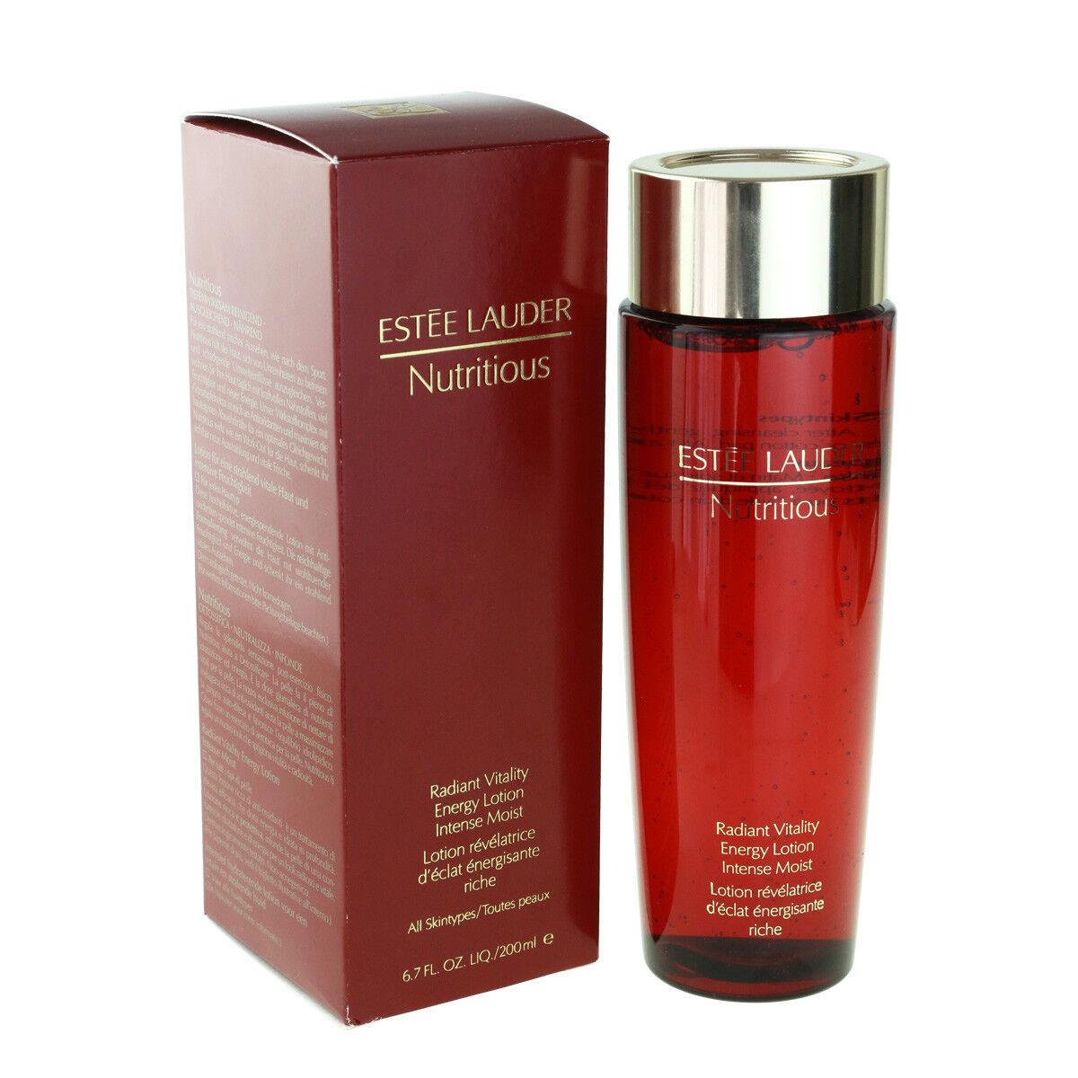 Estee Lauder Nutritious Radiant Vitality Energy Lotion Fresh Moist 6.7 Fl. oz