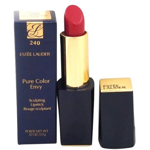 Estee Lauder Pure Color Envy Sculpting Lipstick - 240 Tumultuous Pink 3.5g Rare