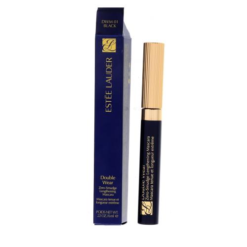 Estee Lauder Double Wear Zero-smudge Lengthening Mascara 01 Black 0.22 oz 2Pack