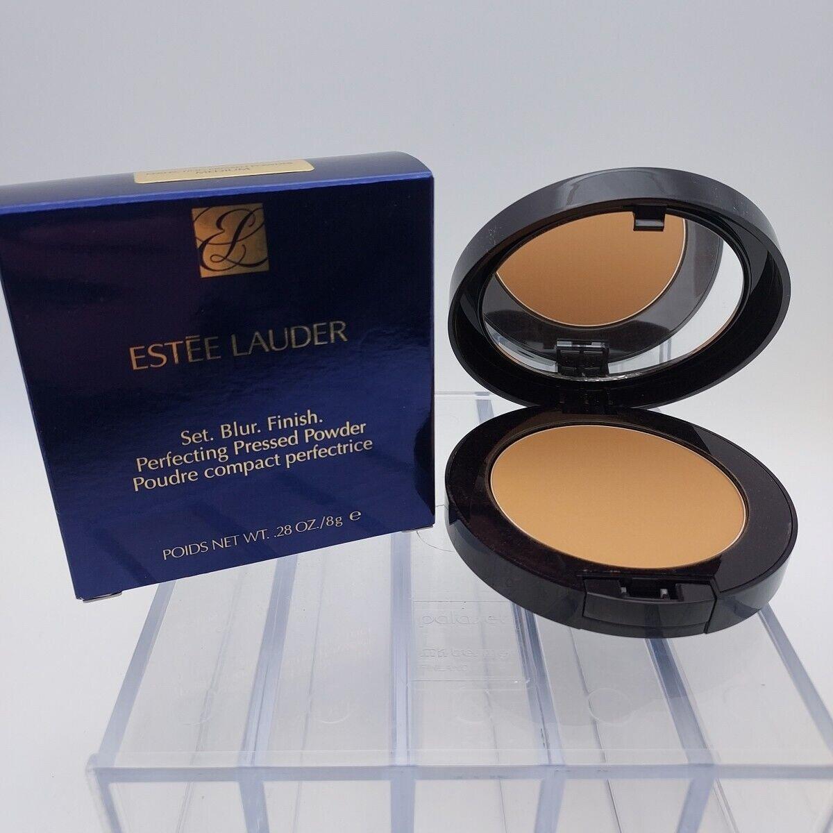 Estee Lauder Set Blur Finish Perfecting Pressed Powder Medium .28oz Full Sz Rare