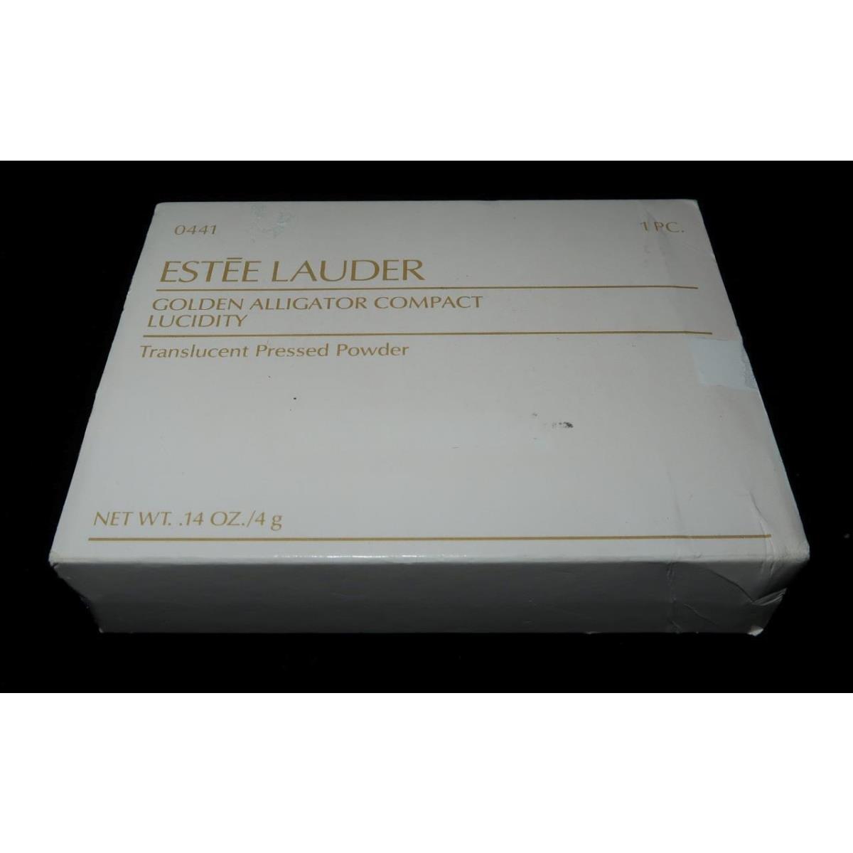 Estee Lauder Golden Age Compact Lucidity Translucent Pressed Powder W/box