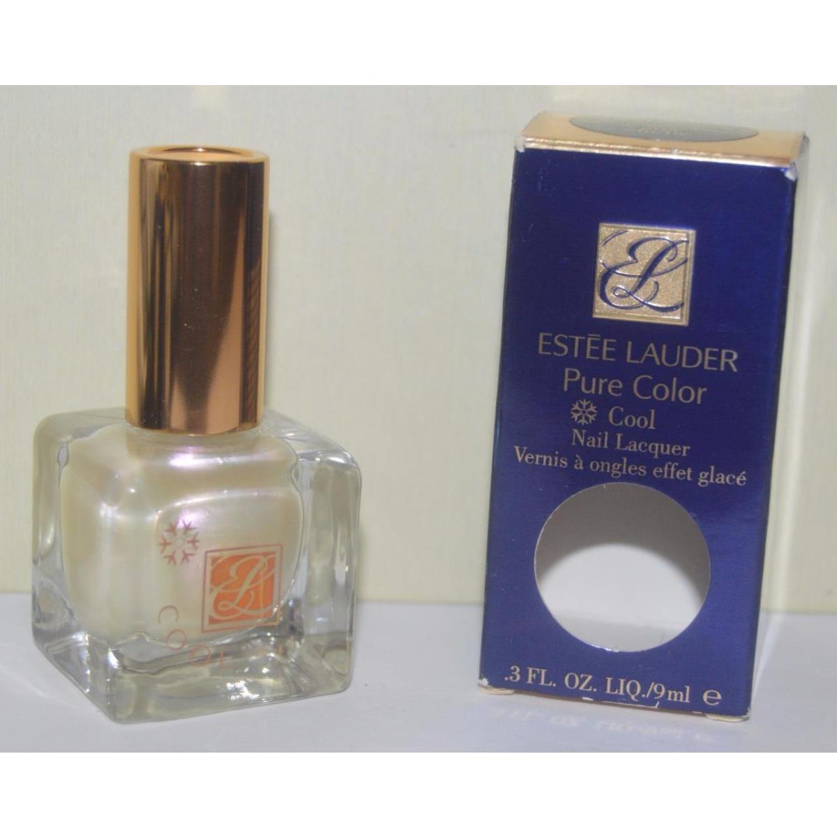 Estee Lauder Arctic 804 Pure Color Cool Nail Lacquer Full Size Rare