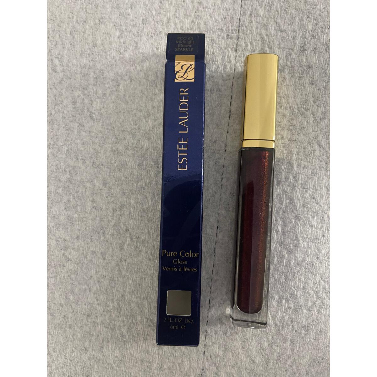 Estee Lauder Pure Color Gloss Pcg 60 Midnight Bloom Sparkle 0.2oz