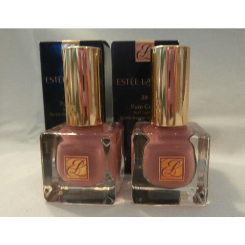 12 x Estee Lauder Pure Color Nail Lacquer 89 Antique Rose Lot of 12