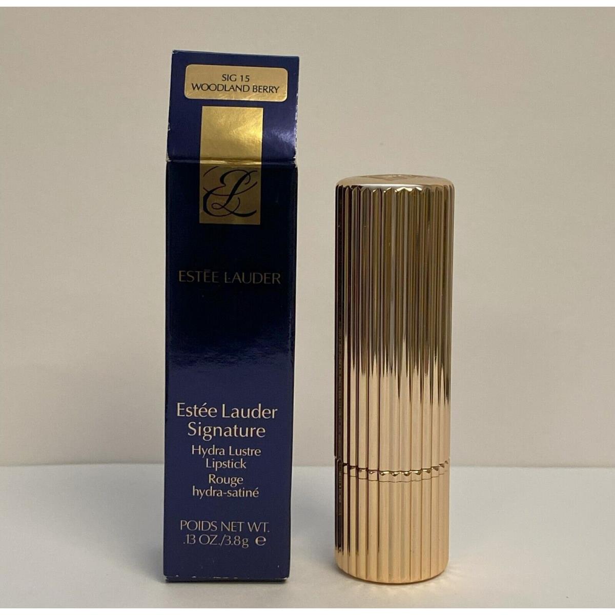 Estee Lauder Signature Hydra Lustre Lipstick 15 Woodland Berry Full Size