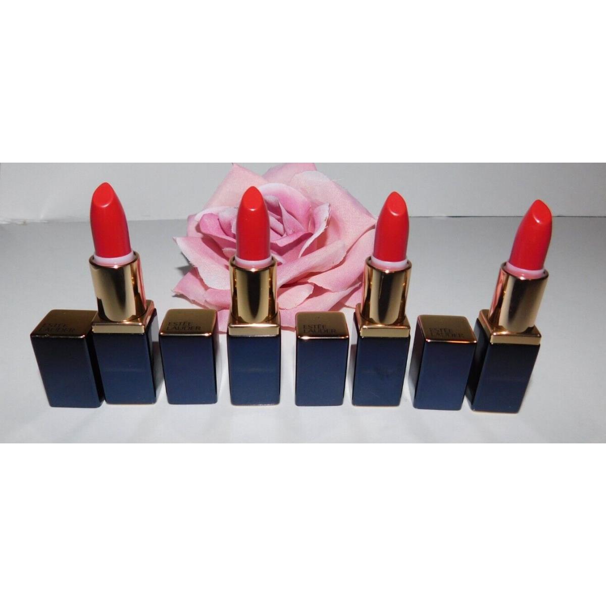 Estee Lauder340 Envious Pure Color Envy Lipstick x 4 Mini Size