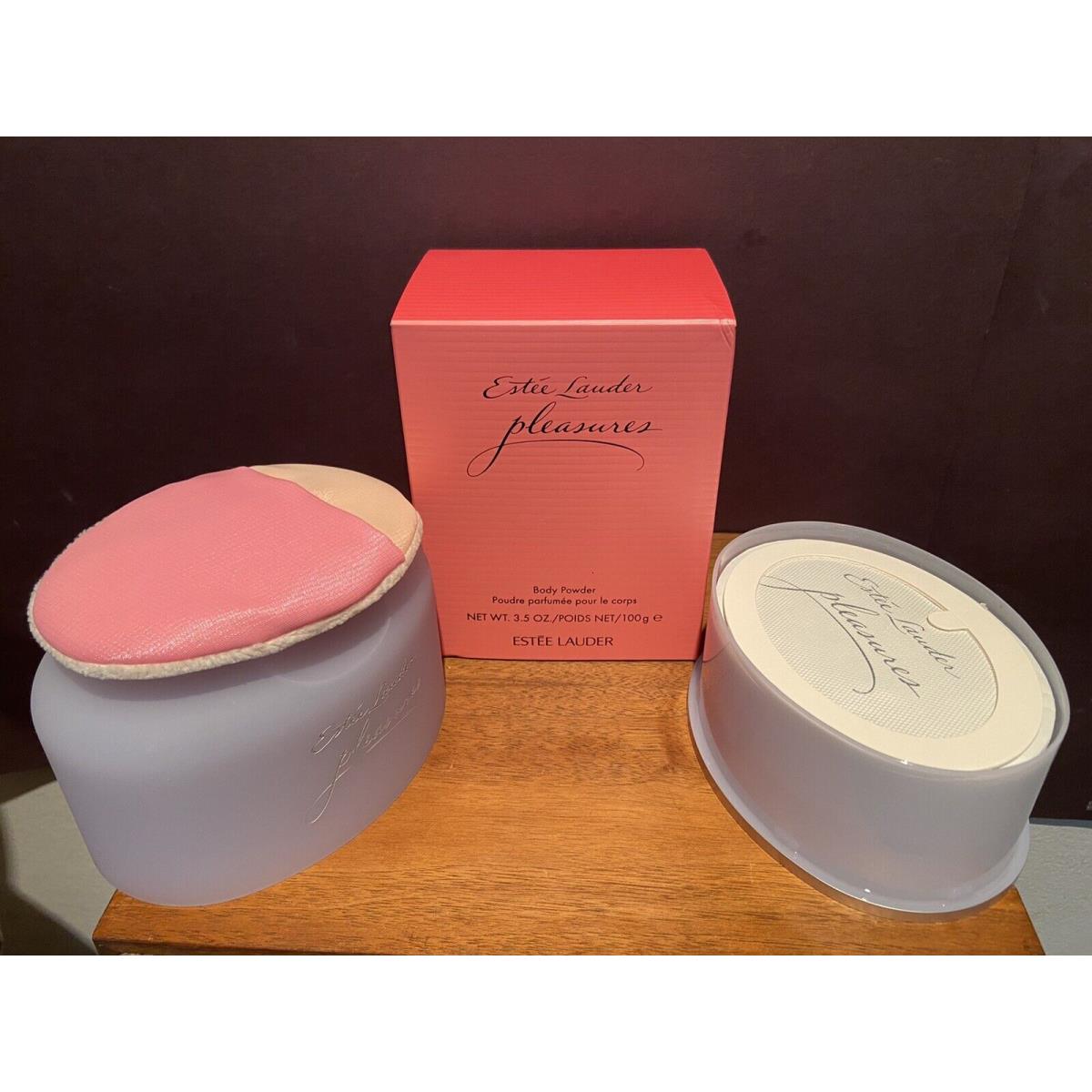 Estee Lauder Pleasures Body Powder 3.5 oz / 100 g For Women Rare