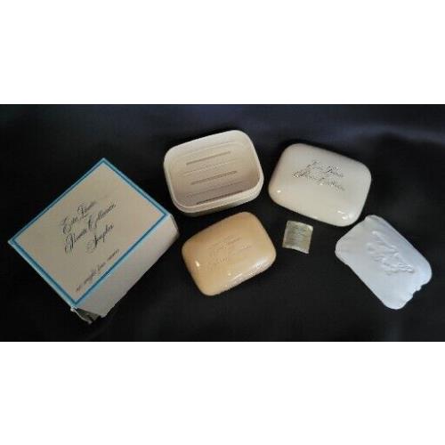 Estee Lauder Private Collection Soapbox: Soap and Travel Soap Dish Vintage