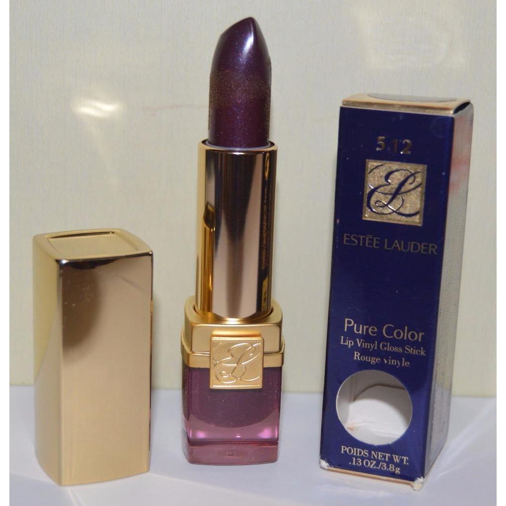 Estee Lauder Vinyl Plum 512 Pure Color Lip Vinyl Gloss Stick Full Size