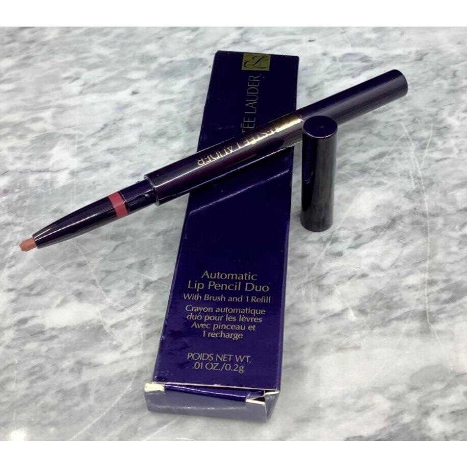 Estee Lauder Automatic Lip Pencil Duo Alip 21 Fig 0.01 oz Check Descrition