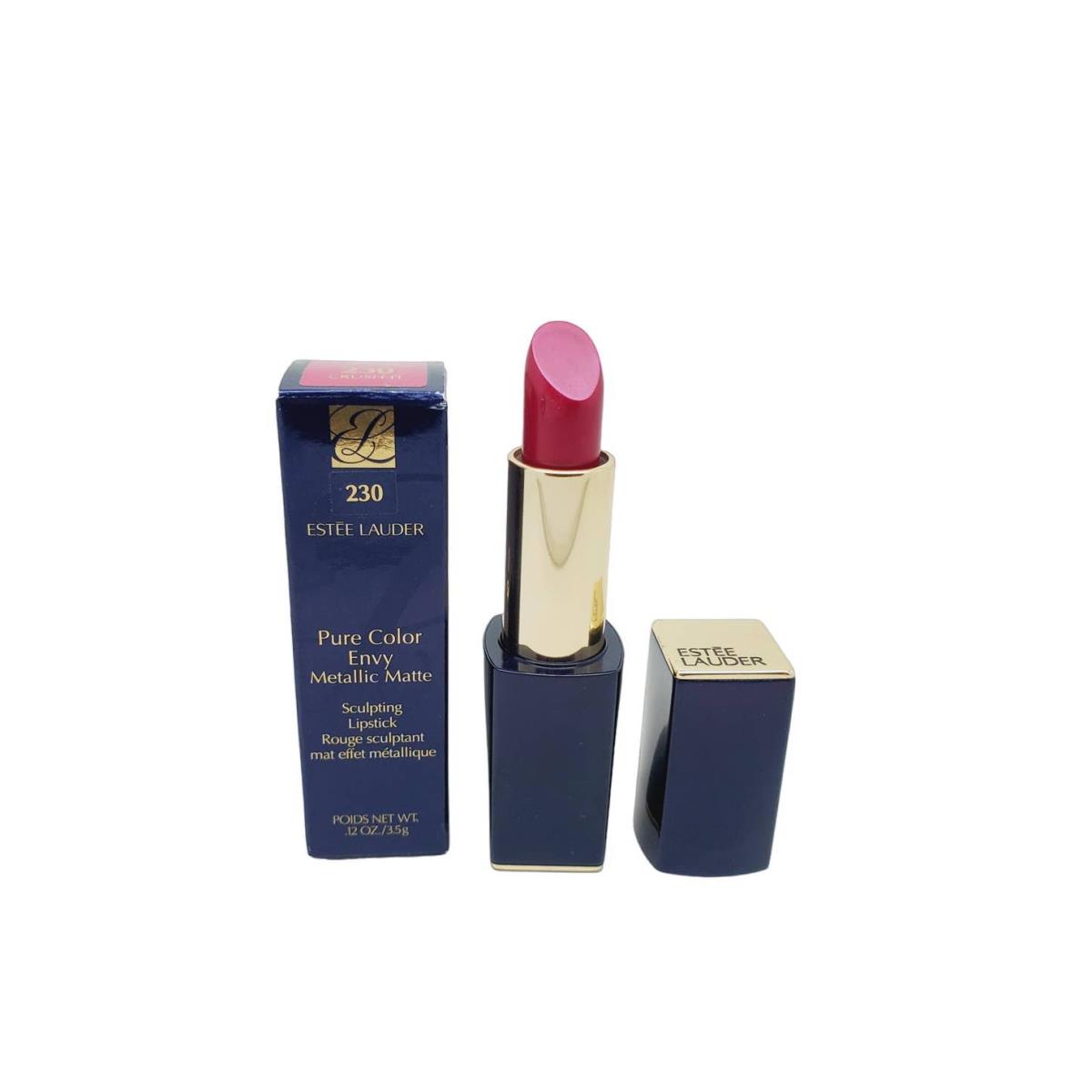 Estee Lauder Pure Color Envy Metallic Matte Lipstick 230 Crush It