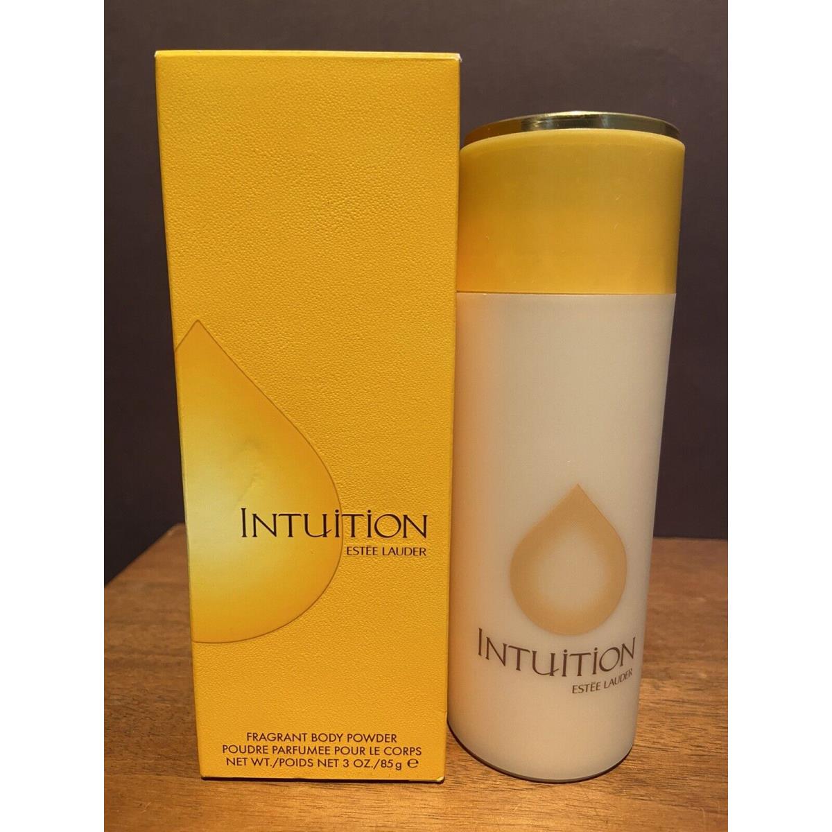 Intuition by Est e Lauder Fragrant Body Powder Net Wt. 3 oz /85 g W/box Rare