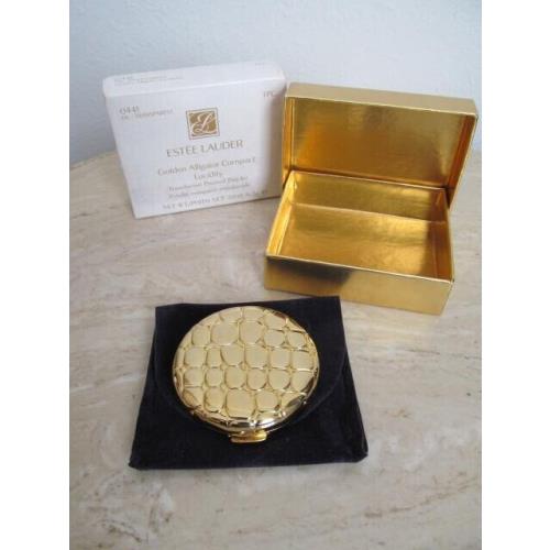 Estee Lauder Golden Alligator Compact Lucidity - Transparent Translucent Powder