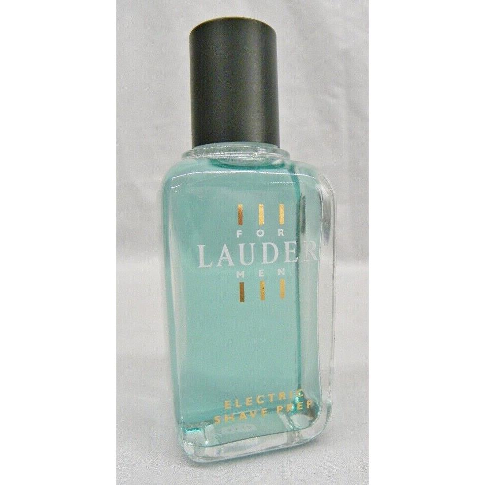 Estee Lauder Electric Shave Prep For Men 3.25 Fl Oz Bottle Mint A11C