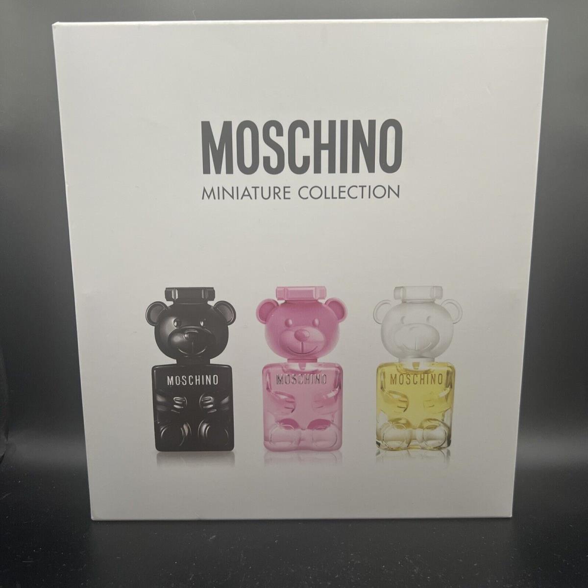 Moschino Miniature 3pcs Collection Toy Boy/ Toy2/ Bubble Gum 5ml/ea