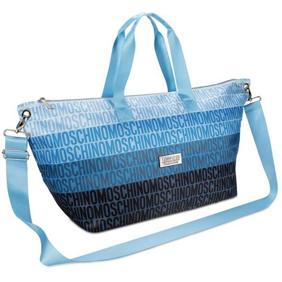 Moschino Fragrances Blue Weekend Travel Sport Gym Bag with Dust Bag