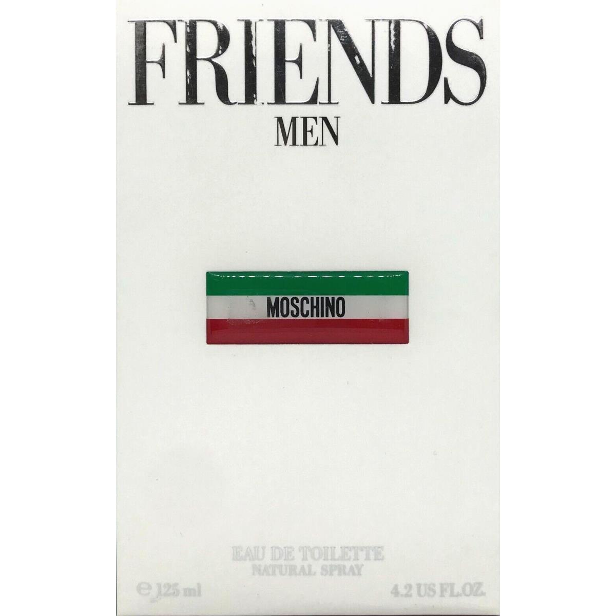 Moschino Friends Men Eau DE Toilette Spray 4.2 Oz / 125 ml Item