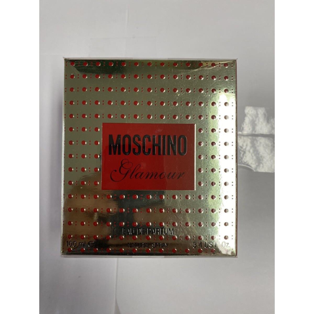 Moschino Glamour Women`s Eau de Parfum 100ml 3.4 oz Spray Hard TO Find. Sealed