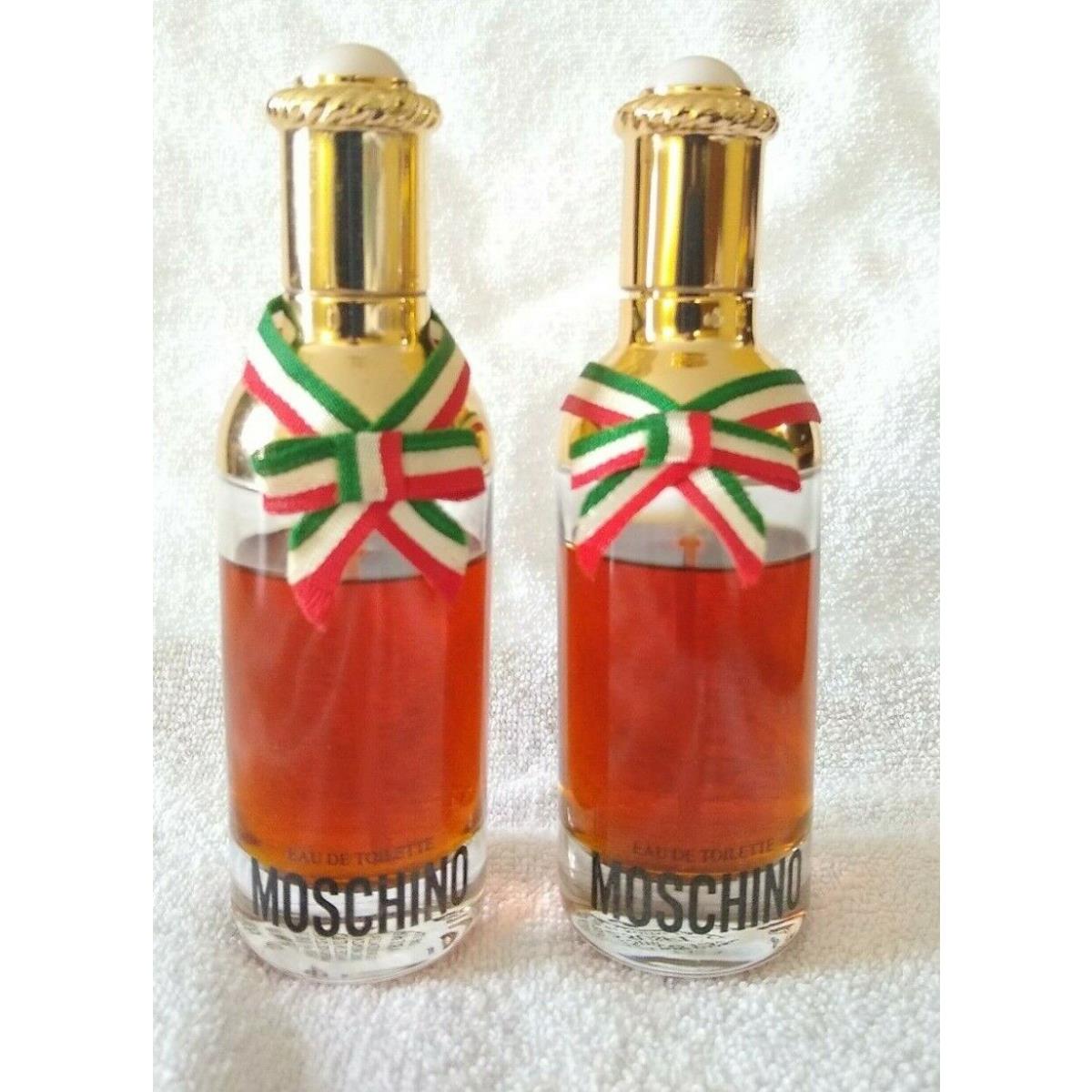 2 Bottles: Moschino by Moschino Eau De Toilette Spray Tester 2.5 oz For Women