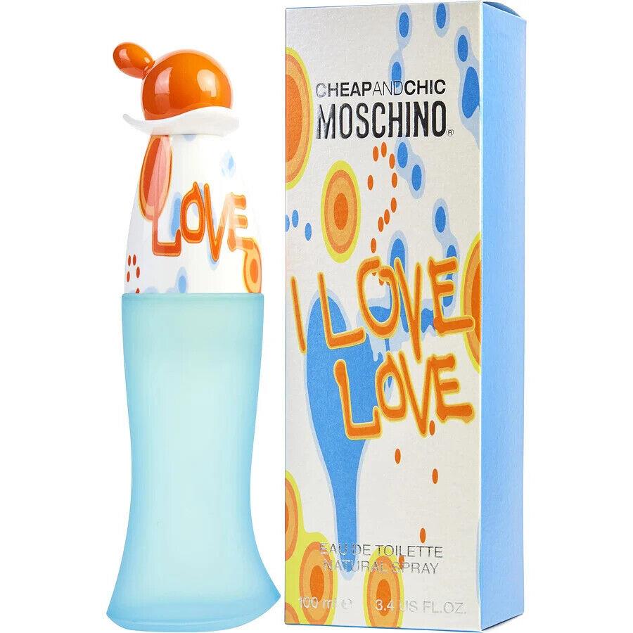 I Love Love by Moschino 3.4oz Edt For Women Box