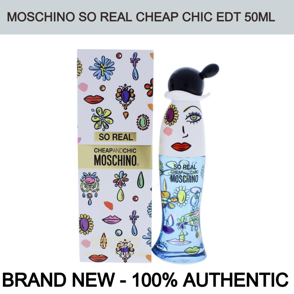 Moschino So Real Chic Eau de Toilette For Women 1.7oz Spray