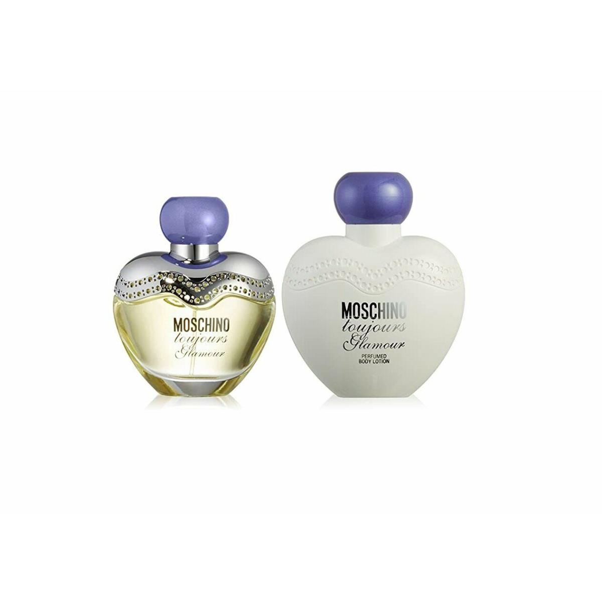 Toujours Glamour by Moschino 1.7 oz Edt Spray+ 3.4 Lotion Womens Set