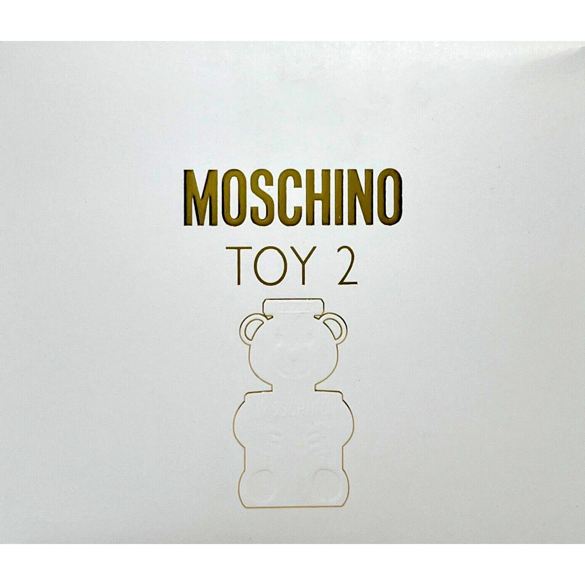 Moschino Toy 2 Women 4 Pcs Set Edp 3.4 Oz Body Lotion Shower Gel Edp Travel