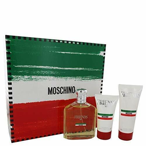 Moschino Friends by Moschino 4.2 oz Edt Spray 3 PC Gift Set For Men Rare