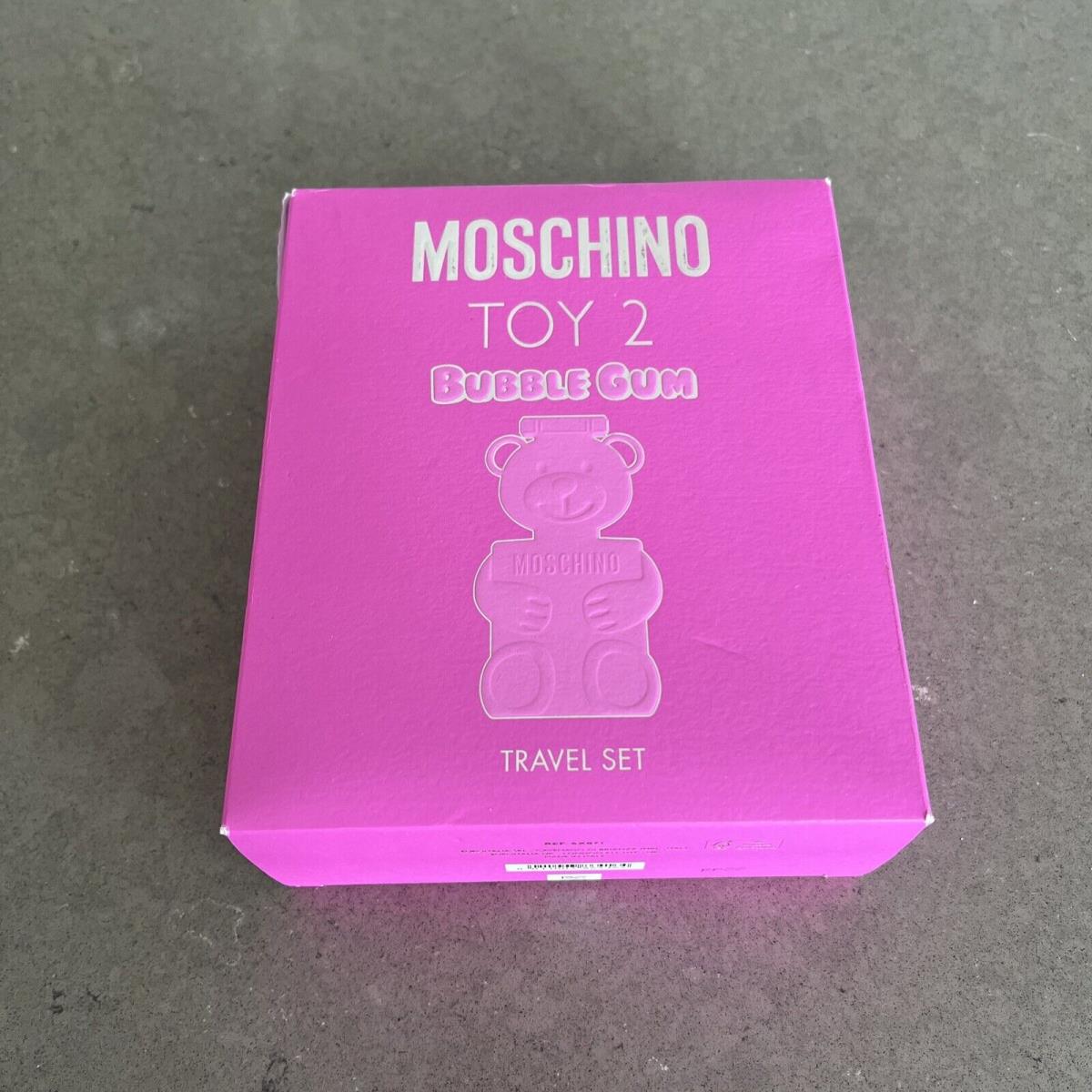 Moschino Toy 2 Bubble Gum For Women 2pc Set 1.7oz Edt Spray + Body Lotion Read